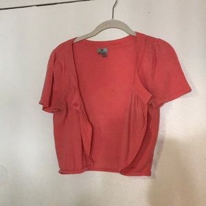 Peach shrug